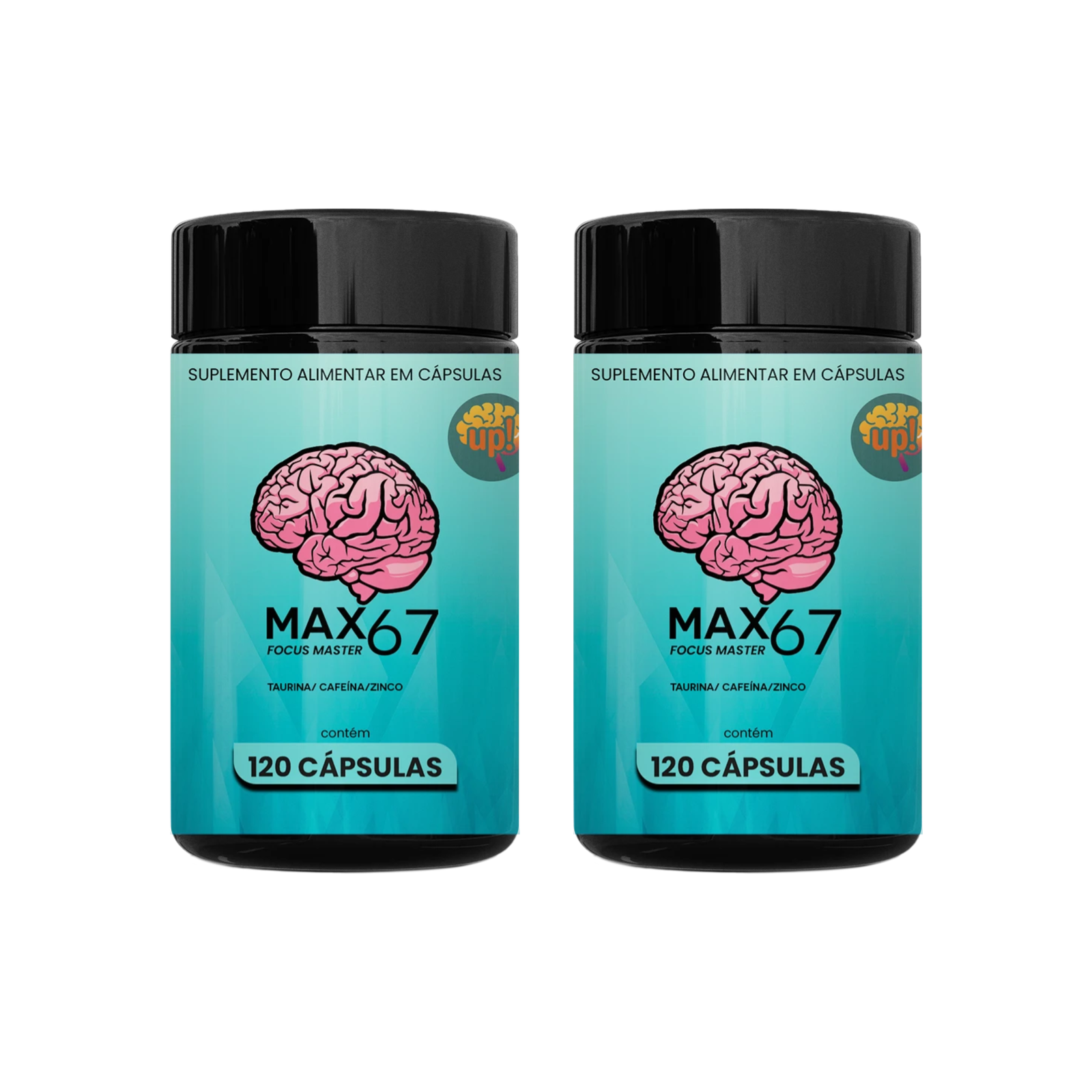 FOCUS MASTER - Suplemento para Clareza Mental e Aumento de Desempenho Cognitivo - Kit 02 Unidades