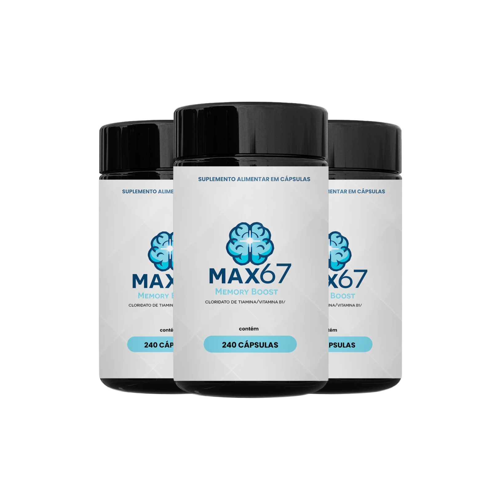 MEMORY BOOST - Suplemento Cognitivo para Clareza e Foco - Kit 03 Unidades