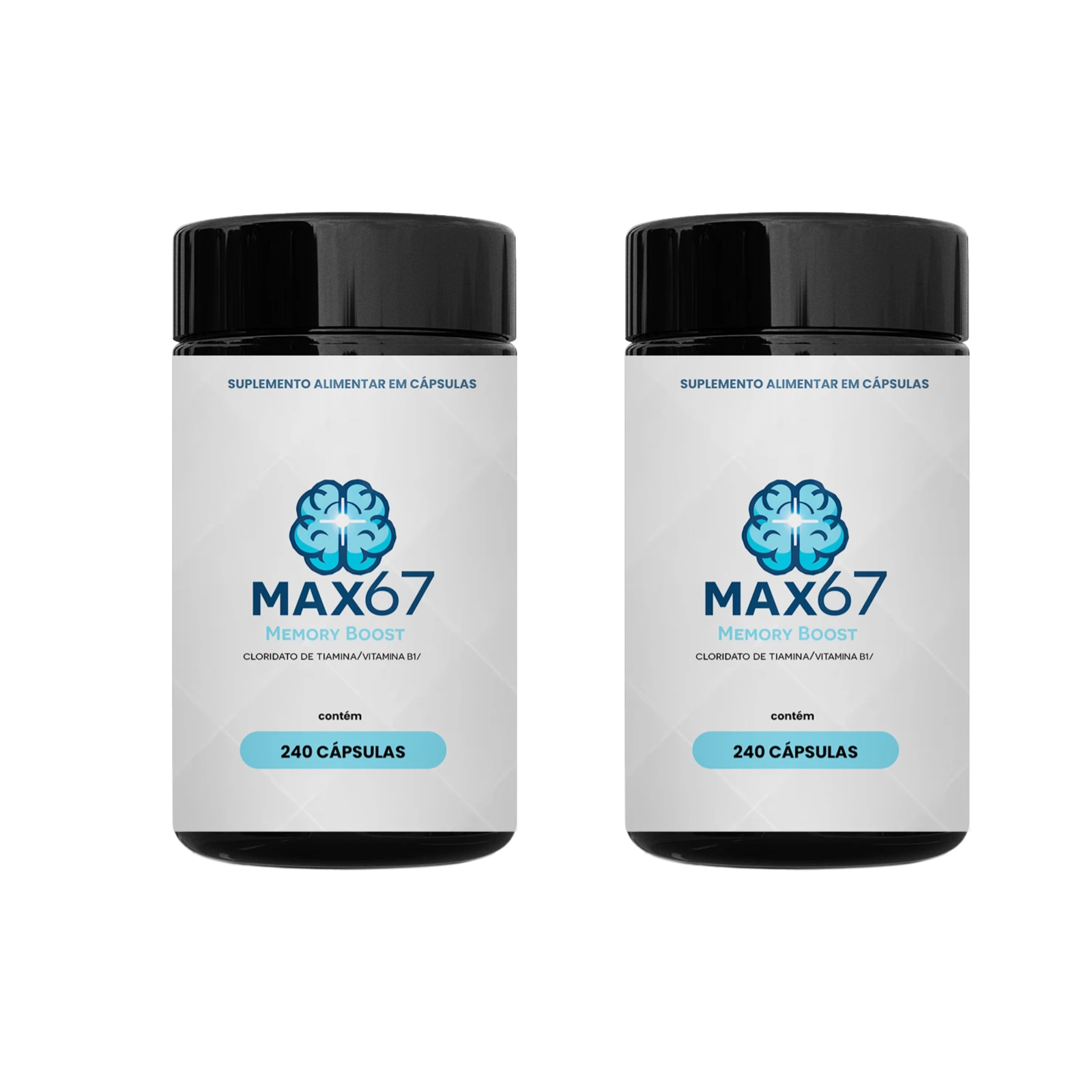 MEMORY BOOST - Suplemento Cognitivo para Clareza e Foco - Kit 02 Unidades