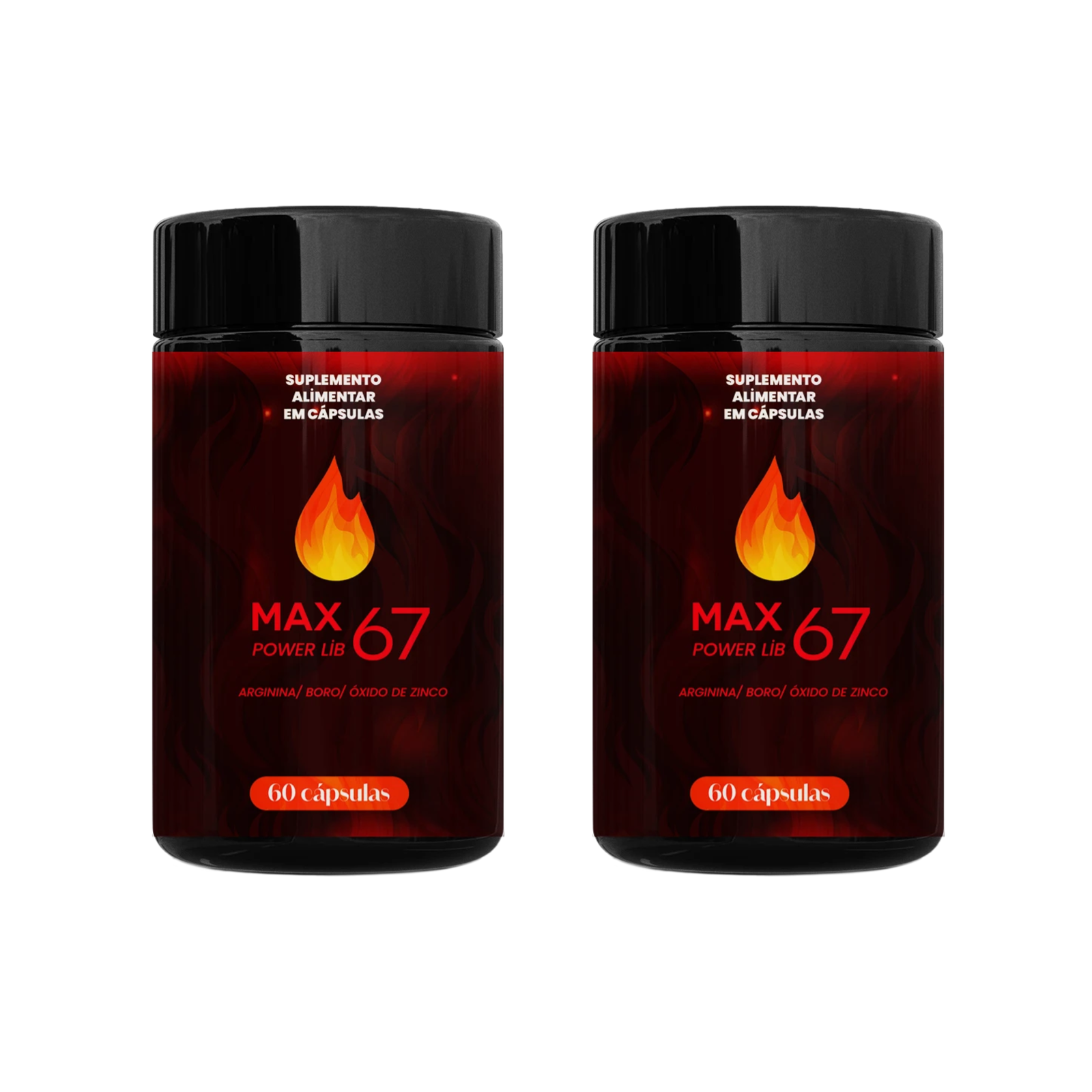 POWER LIB - Suplemento para Vitalidade e Energia na Vida Íntima - Kit 02 Unidades