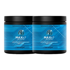 PURE CREATINE - Creatina 100% Pura para Aumento de Força e Performance Muscular - Kit 02 Unidades