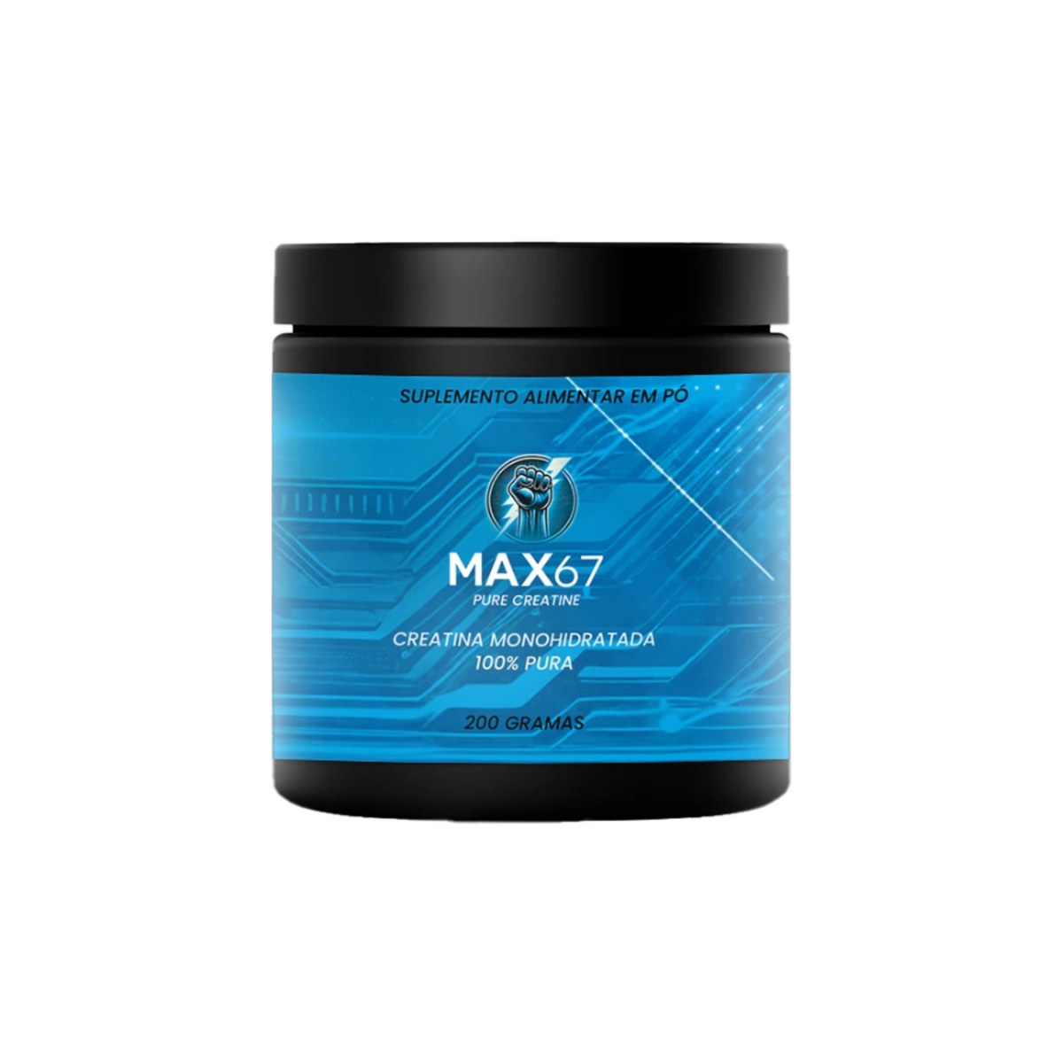 PURE CREATINE - Creatina 100% Pura para Aumento de Força e Performance Muscular