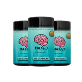 FOCUS MASTER - Suplemento para Clareza Mental e Aumento de Desempenho Cognitivo - Kit 03 Unidades