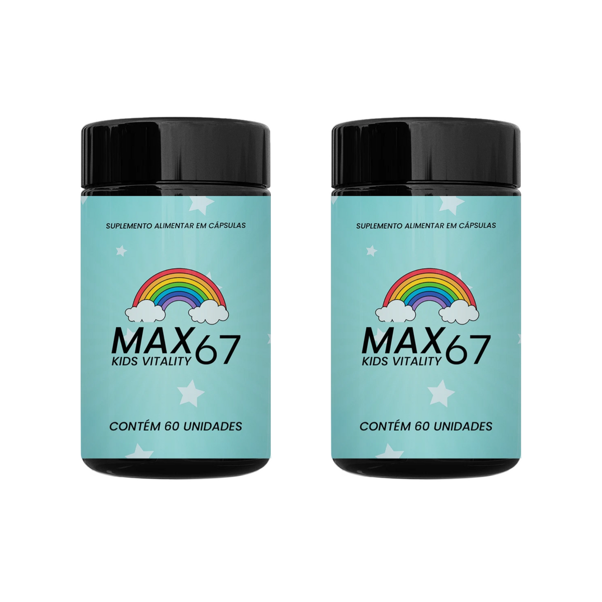 KIDS VITALITY - Vitamina Infantil para Crescimento e Imunidade - Kit 02 Unidades Sabor Uva