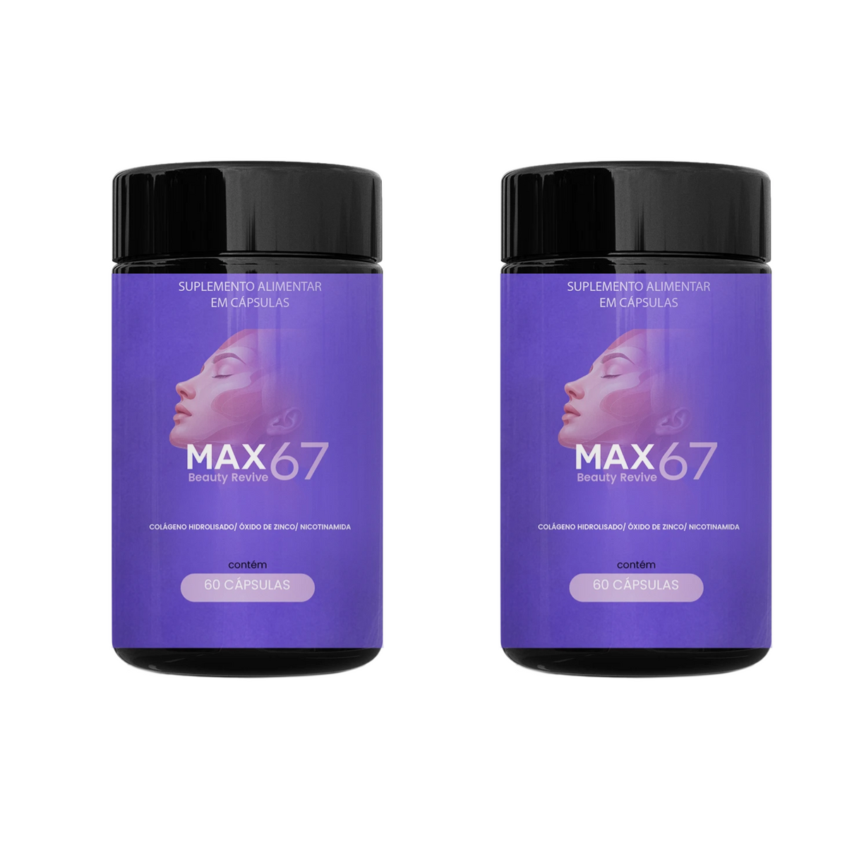 BEAUTY REVIVE - Suplemento para Saúde e Beleza da Pele - Kit 02 Unidades