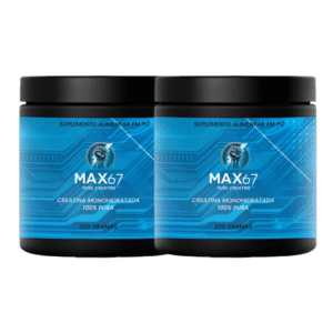 CREATINA - MAX67 - PURE CREATINE - KIT 02 UNIDADES