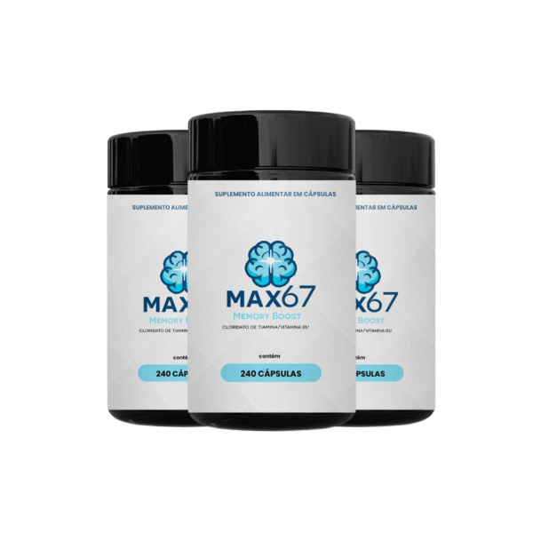 MEMORIA / TDAH - MAX67 MEMORY BOOST - KIT 03 UNIDADES